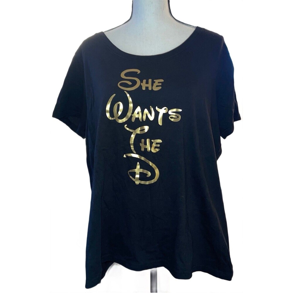 Live And Tell Disney Font She's Wants The D  2XL T-Shirt